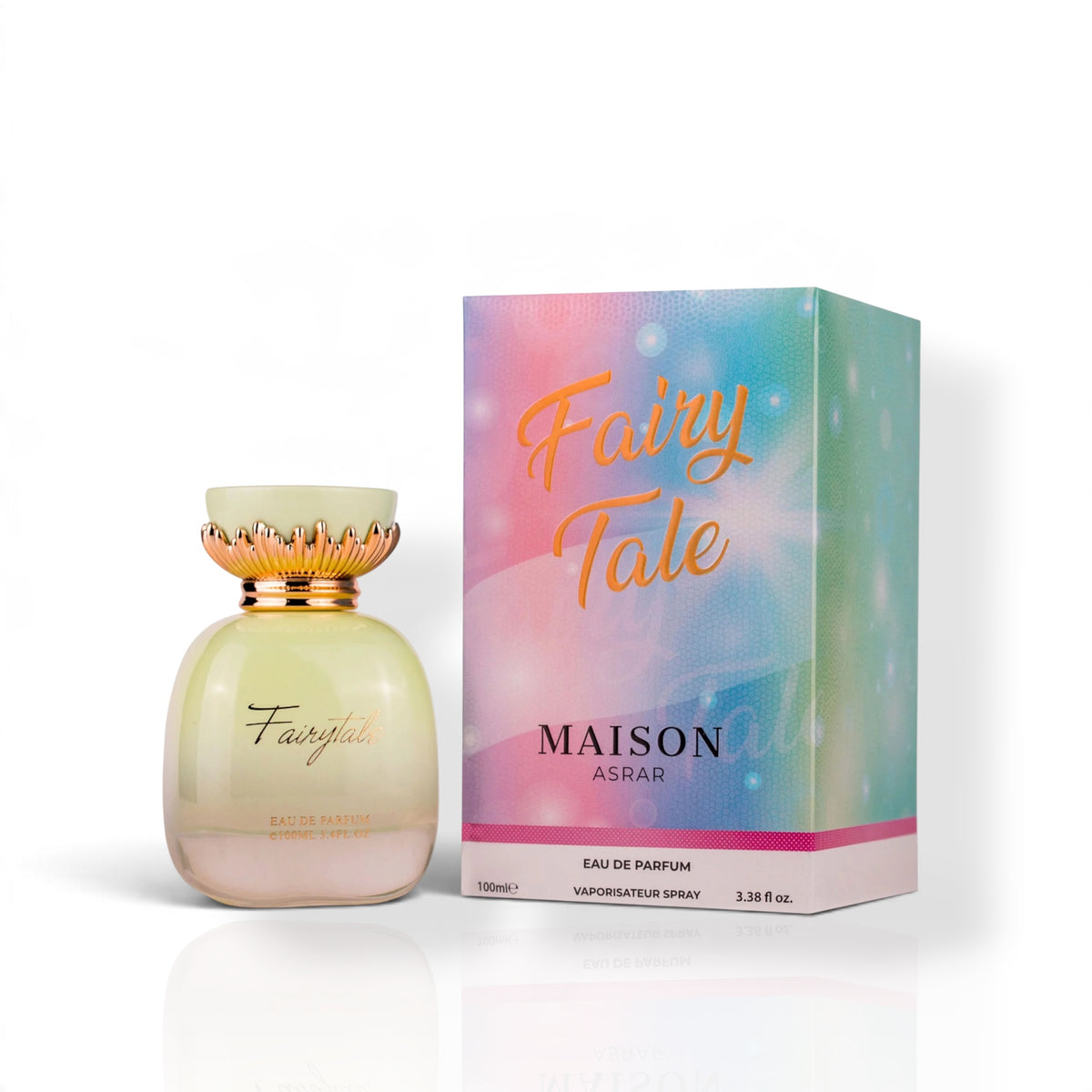 Fairy Tale by Maison Asrar Eau de Parfum 100ml perfume bottle and packaging