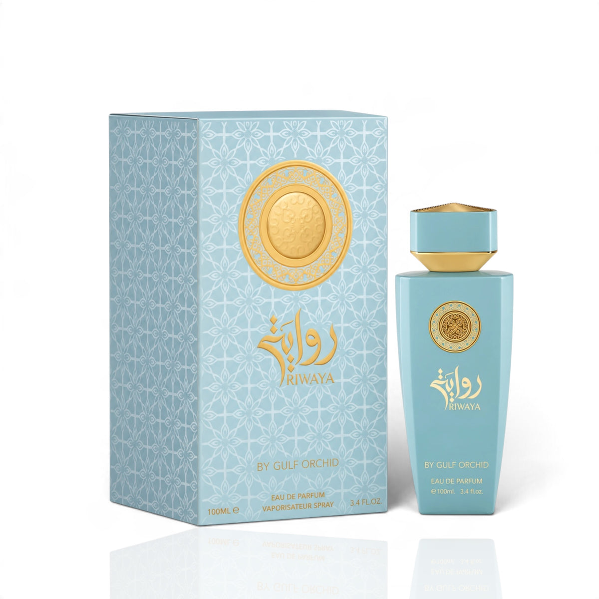 Riwaya Chapter III by Gulf Orchid Eau de Parfum 100ml perfume bottle and packaging