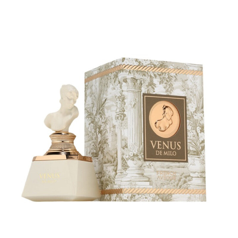 Venus de Milo by French Avenue Eau de Parfum 100ml perfume bottle and packaging