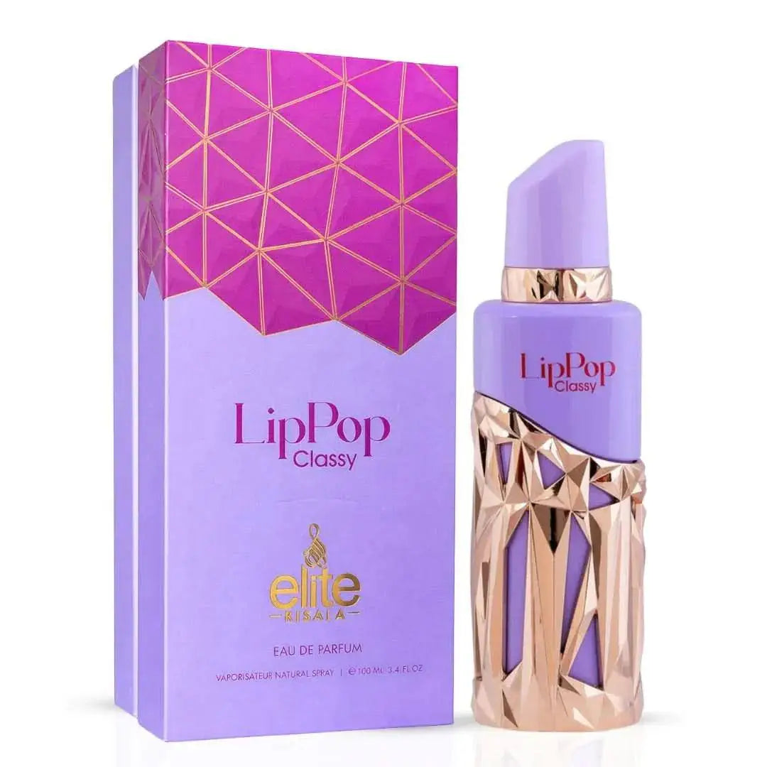 Lippop Classy by Elite Risala Eau de Parfum 100ml perfume bottle and packaging