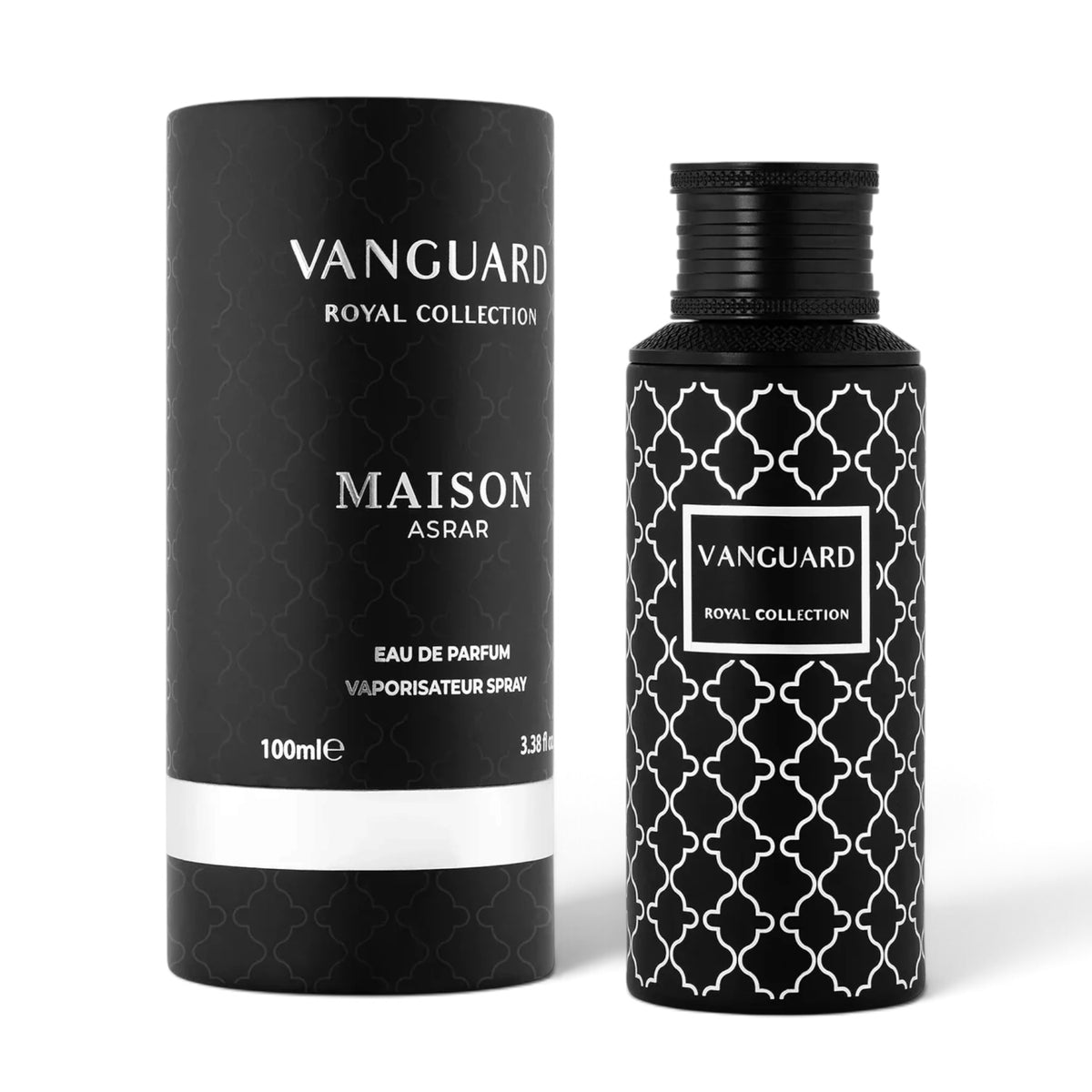 Vanguard by Maison Asrar Eau de Parfum 100ml perfume bottle and packaging