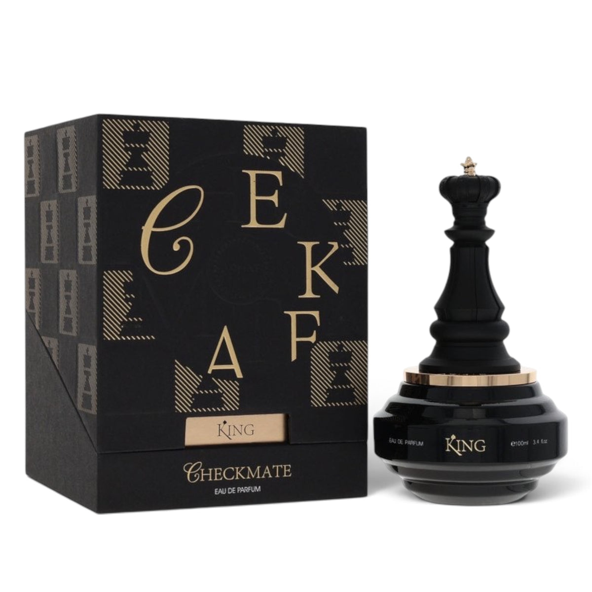 Checkmate King by Armaf Eau de Parfum 100ml perfume bottle and packaging