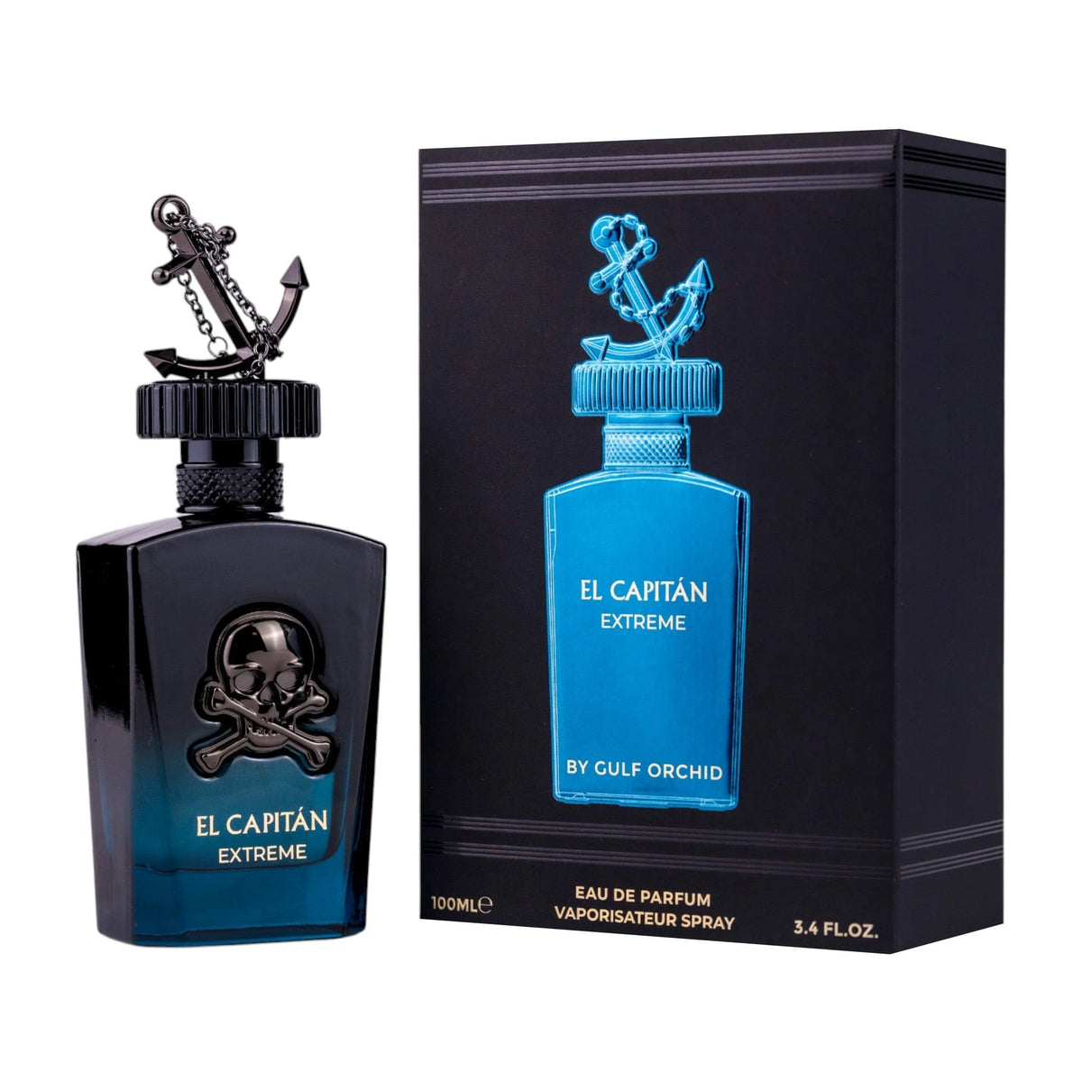El Capitan Extreme by Gulf Orchid Eau de Parfum 100ml perfume bottle and packaging