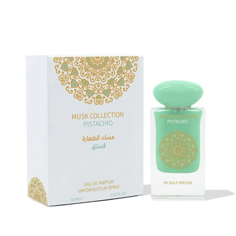 Pistachio by Gulf Orchid Eau de Parfum 60ml perfume bottle and packaging