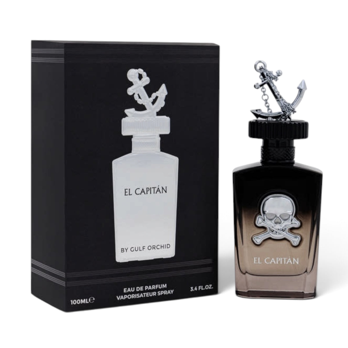 El Capitan by Gulf Orchid Eau de Parfum 100ml perfume bottle and packaging