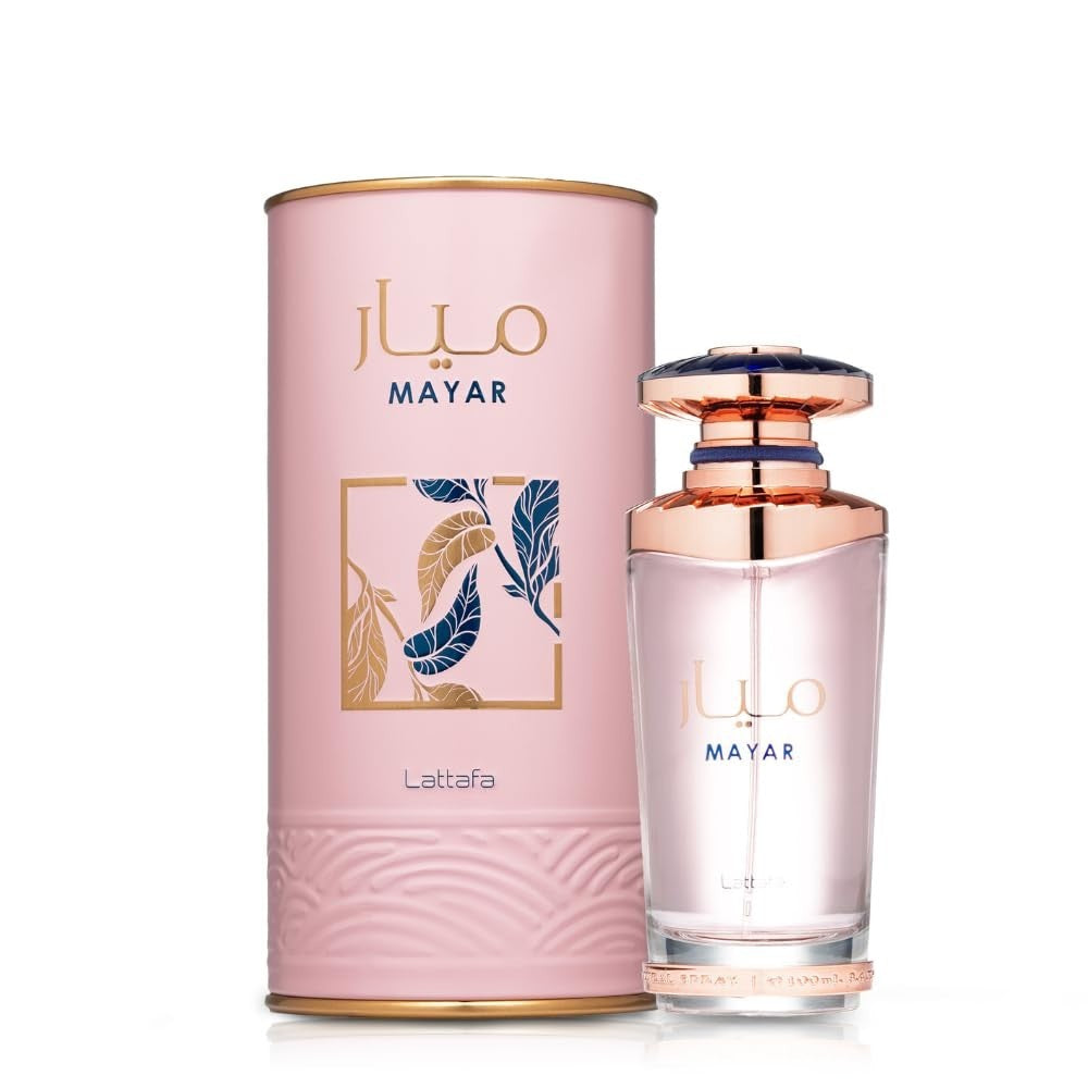 Mayar by Lattafa Eau de Parfum 100ml perfume bottle and packaging
