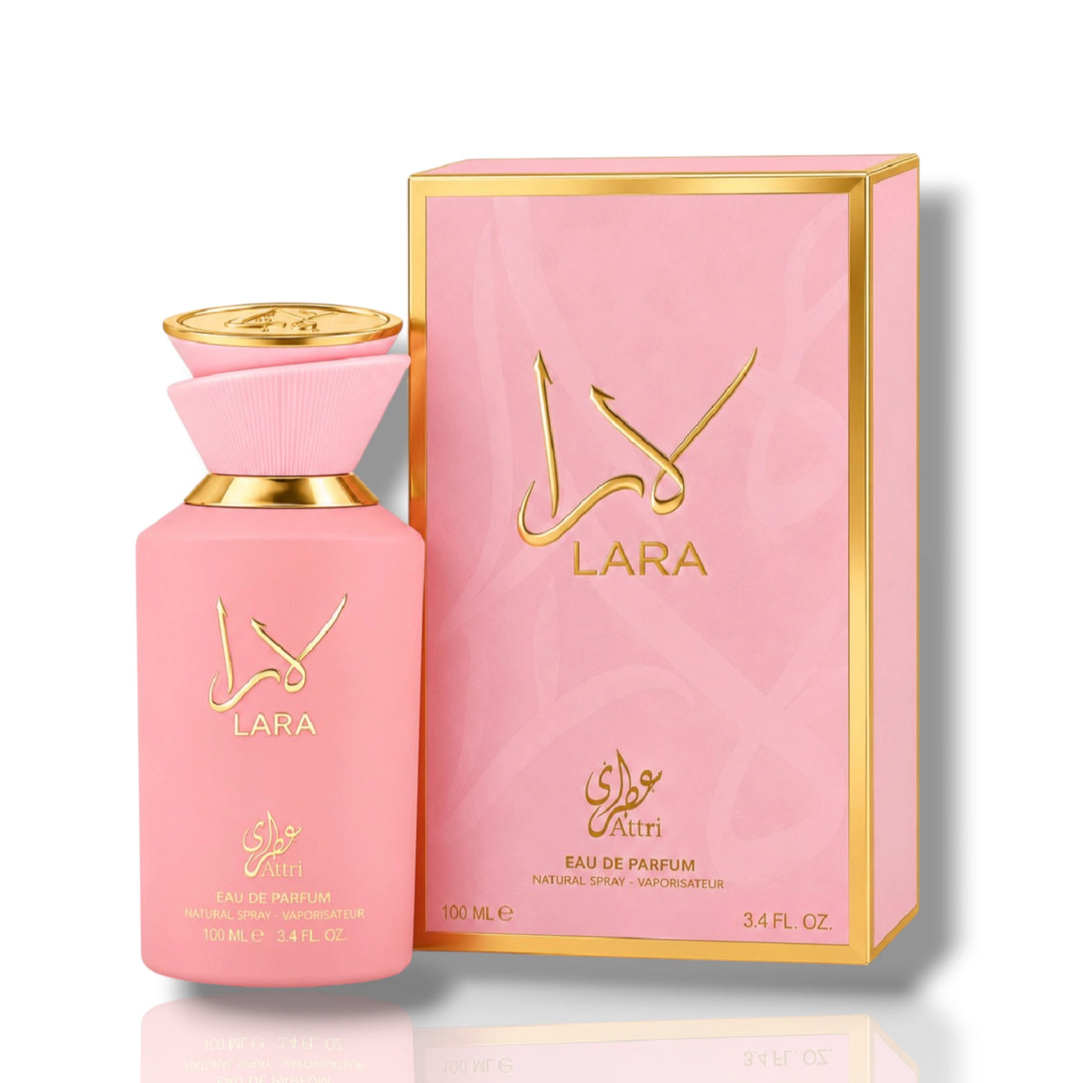 Lara by Gulf Orchid Eau de Parfum 100ml perfume bottle and packaging
