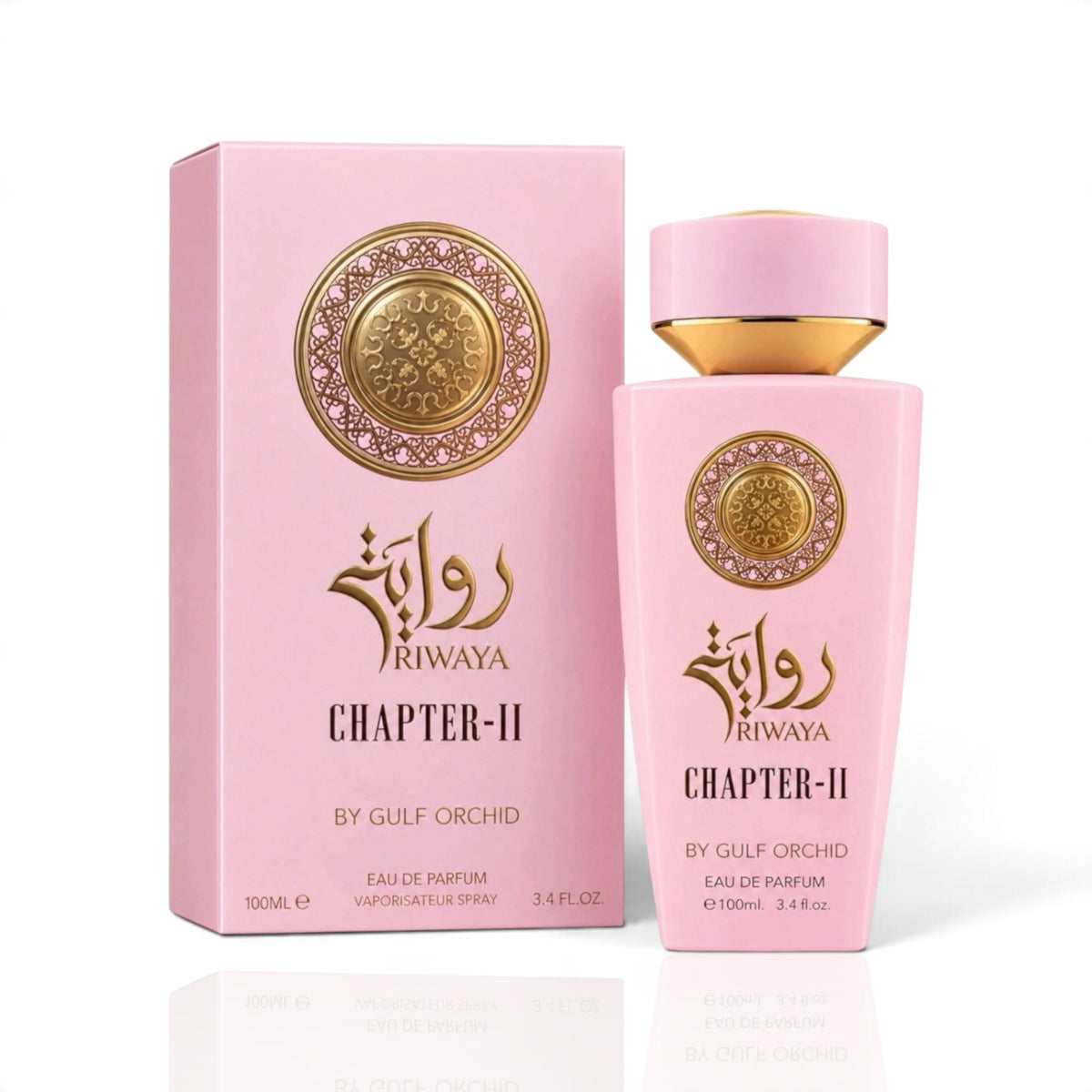 Riwaya Chapter II by Gulf Orchid Eau de Parfum 100ml perfume bottle and packaging