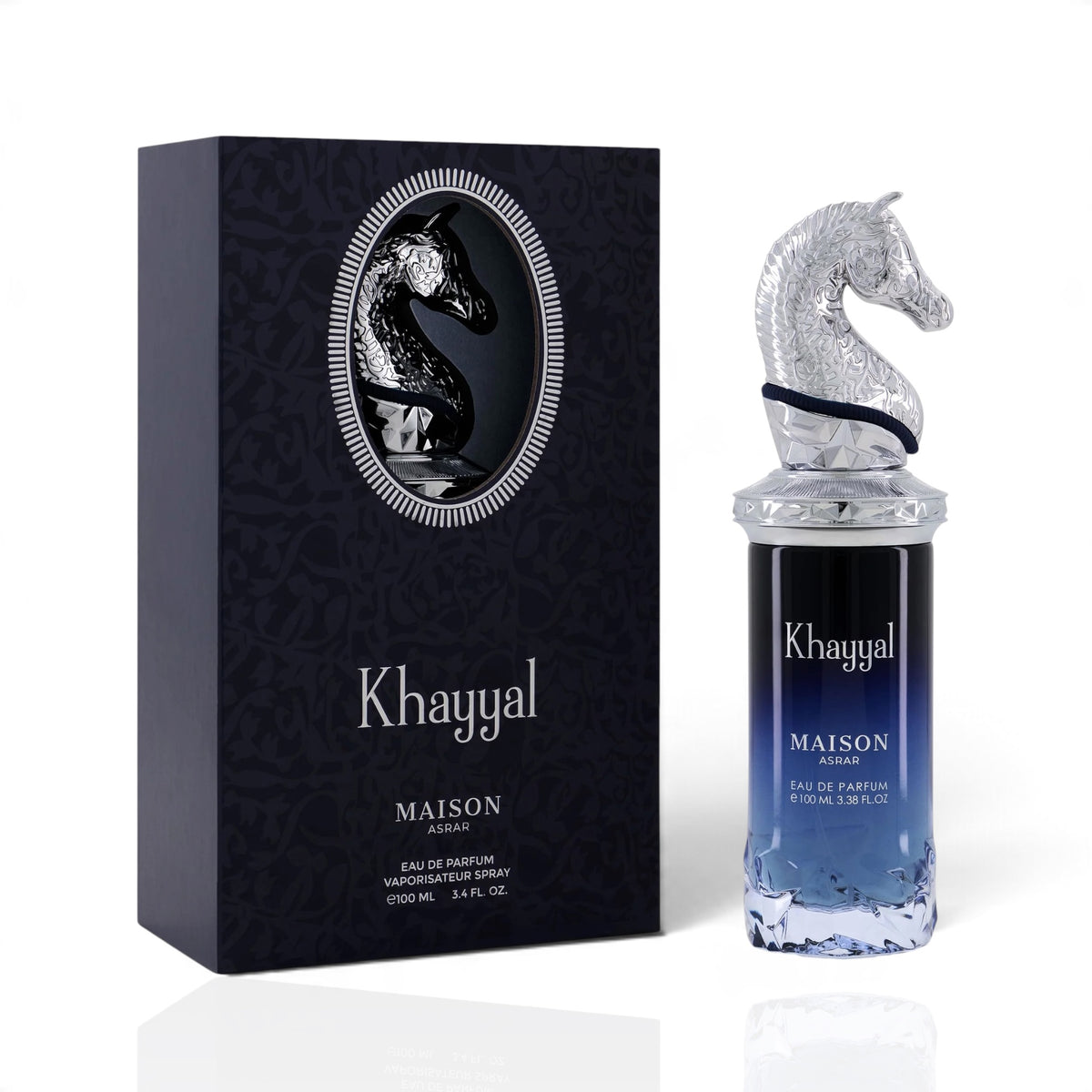 Khayyal by Maison Asrar Eau de Parfum 100ml perfume bottle and packaging