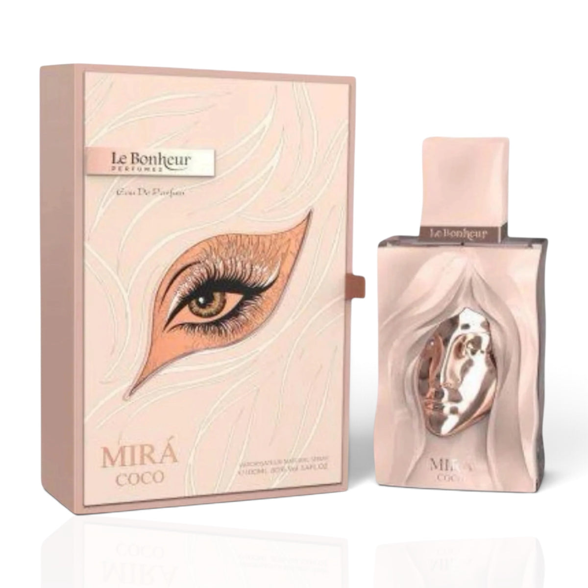 Mira Coco by Le Bonheur Perfumes Eau de Parfum 100ml perfume bottle and packaging