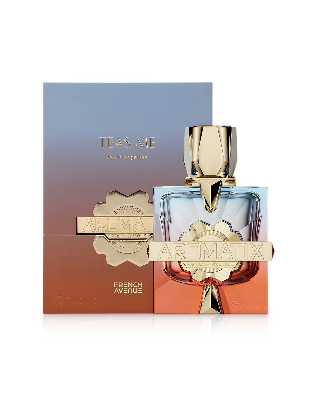 Aromatix Teas Me by French Avenue Eau de Parfum 100ml perfume bottle and packaging