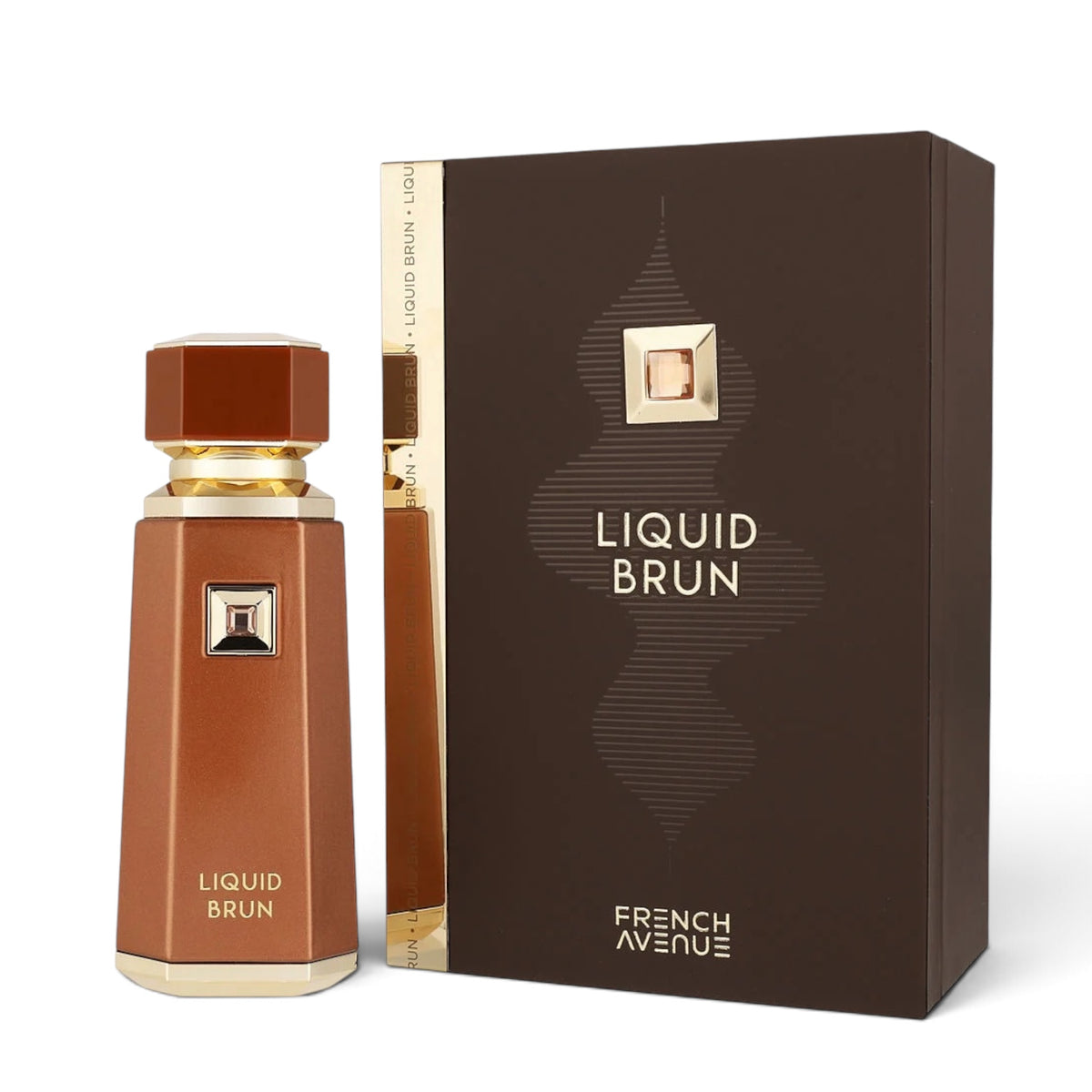 Liquid Brun by French Avenue Eau de Parfum 100ml perfume bottle and packaging