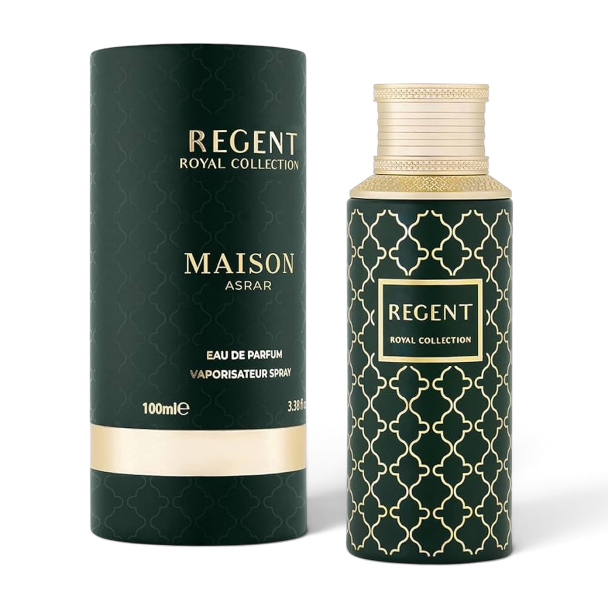 Regent by Maison Asrar Eau de Parfum 100ml perfume bottle and packaging