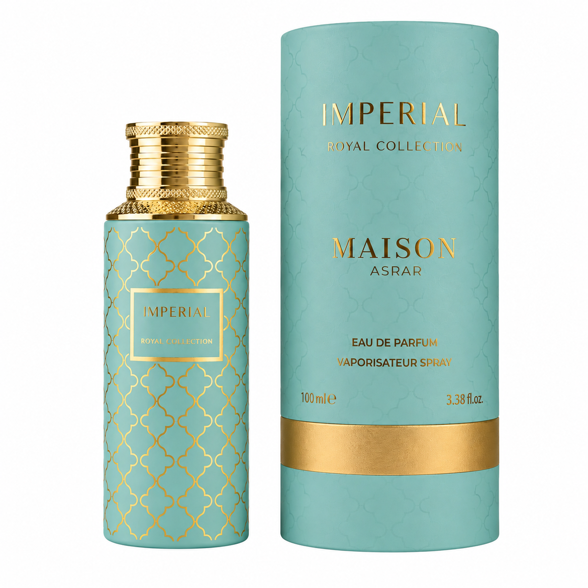 Imperial by Maison Asrar Eau de Parfum 100ml perfume bottle and packaging
