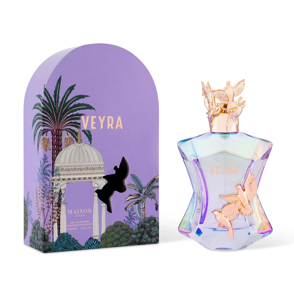 Veyra by Maison Asrar Eau de Parfum 100ml perfume bottle and packaging