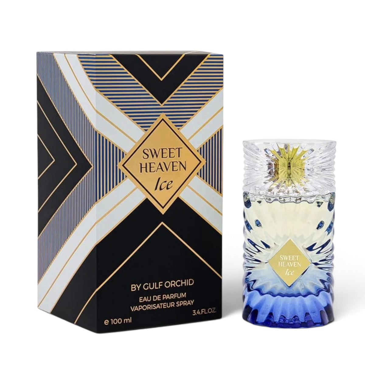 Sweet Heaven Ice by Gulf Orchid Eau de Parfum 100ml perfume bottle and packaging