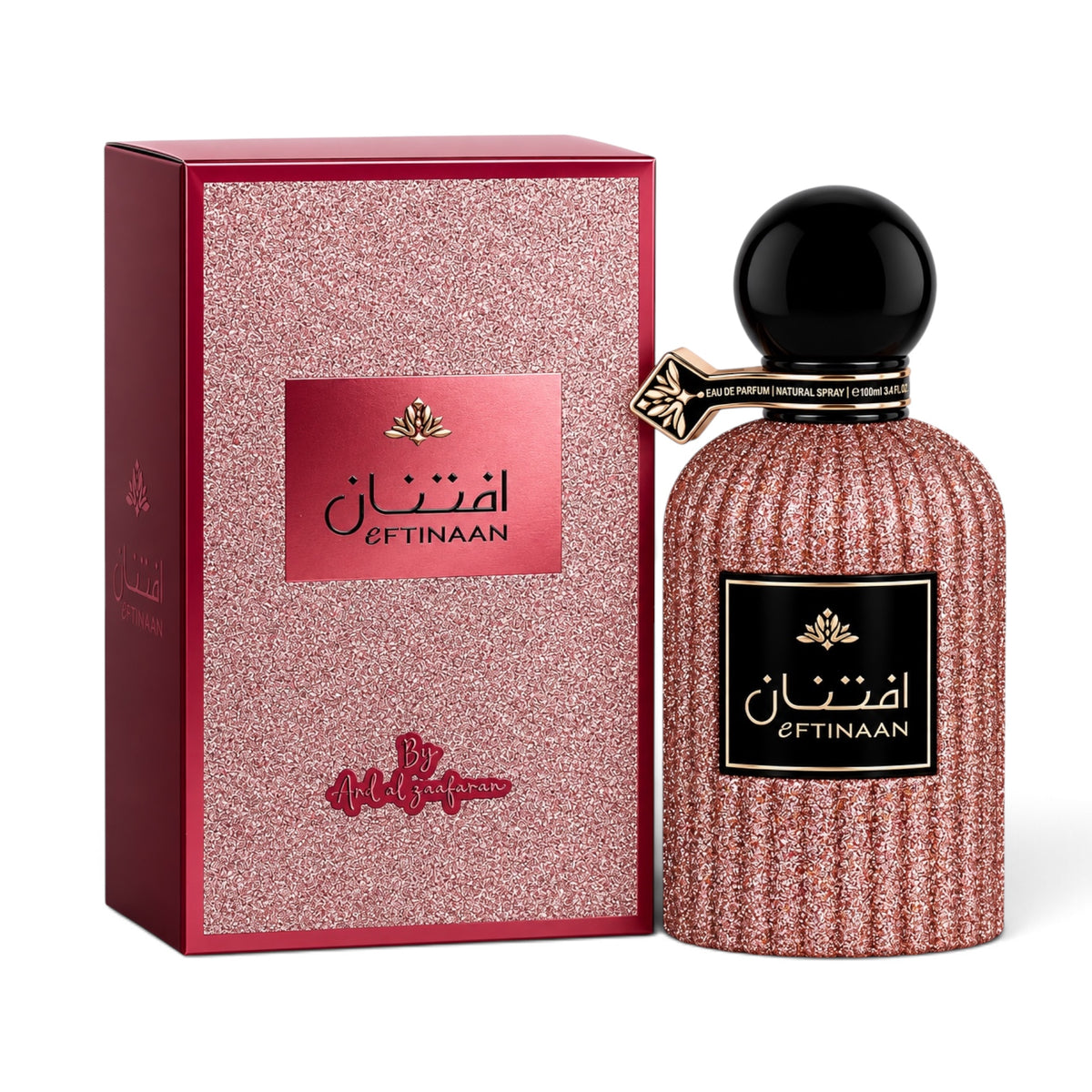 Eftinaan by Ard Al Zaafaran Eau de Parfum 100ml perfume bottle and packaging