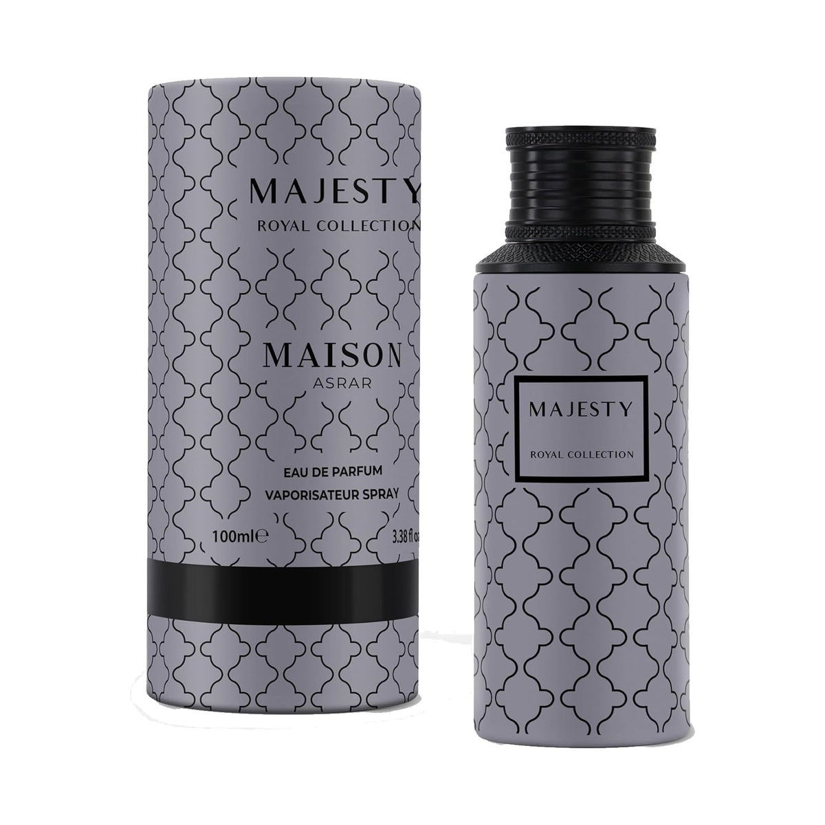Majesty by Maison Asrar Eau de Parfum 100ml perfume bottle and packaging