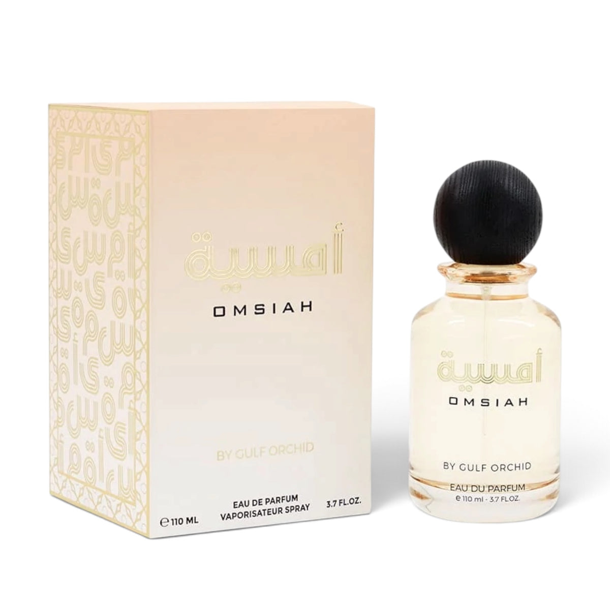 Omsiah by Gulf Orchid Eau de Parfum 100ml perfume bottle and packaging