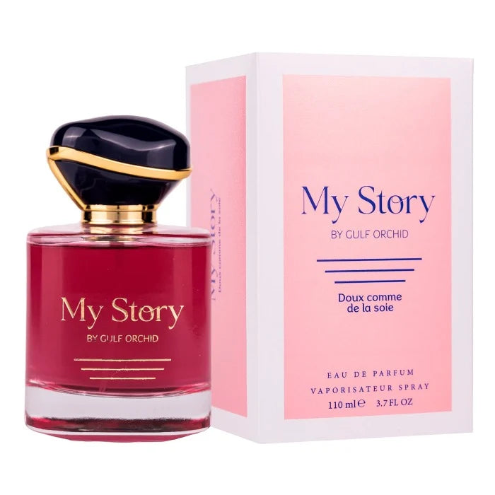 My Story by Gulf Orchid Eau de Parfum 100ml perfume bottle and packaging