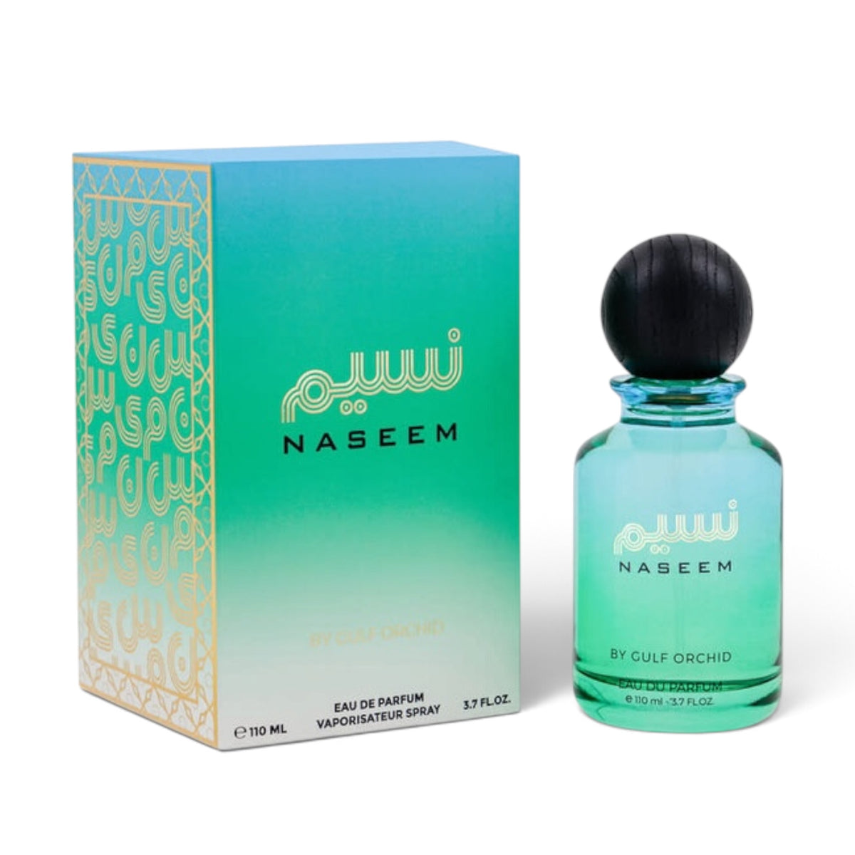 Naseem by Gulf Orchid Eau de Parfum 100ml perfume bottle and packaging