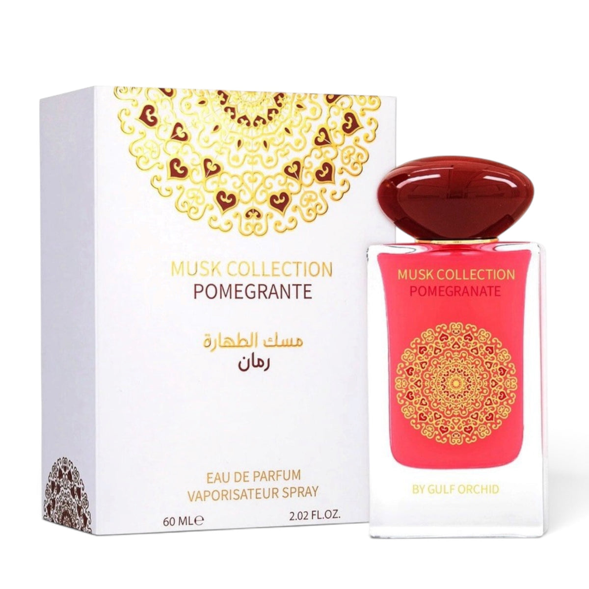 Pomegranate by Gulf Orchid Eau de Parfum 60ml perfume bottle and packaging