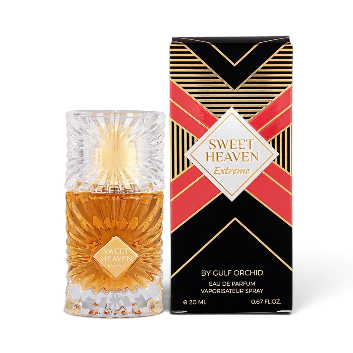 Sweet Heaven Extreme by Gulf Orchid Eau de Parfum 20ml perfume bottle and packaging